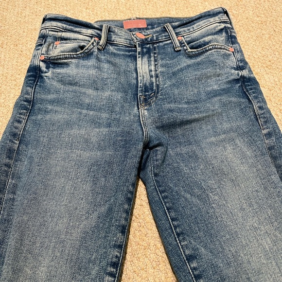 MOTHER High Waisted Rascal Ankle Fray Jeans - Picture 10 of 15